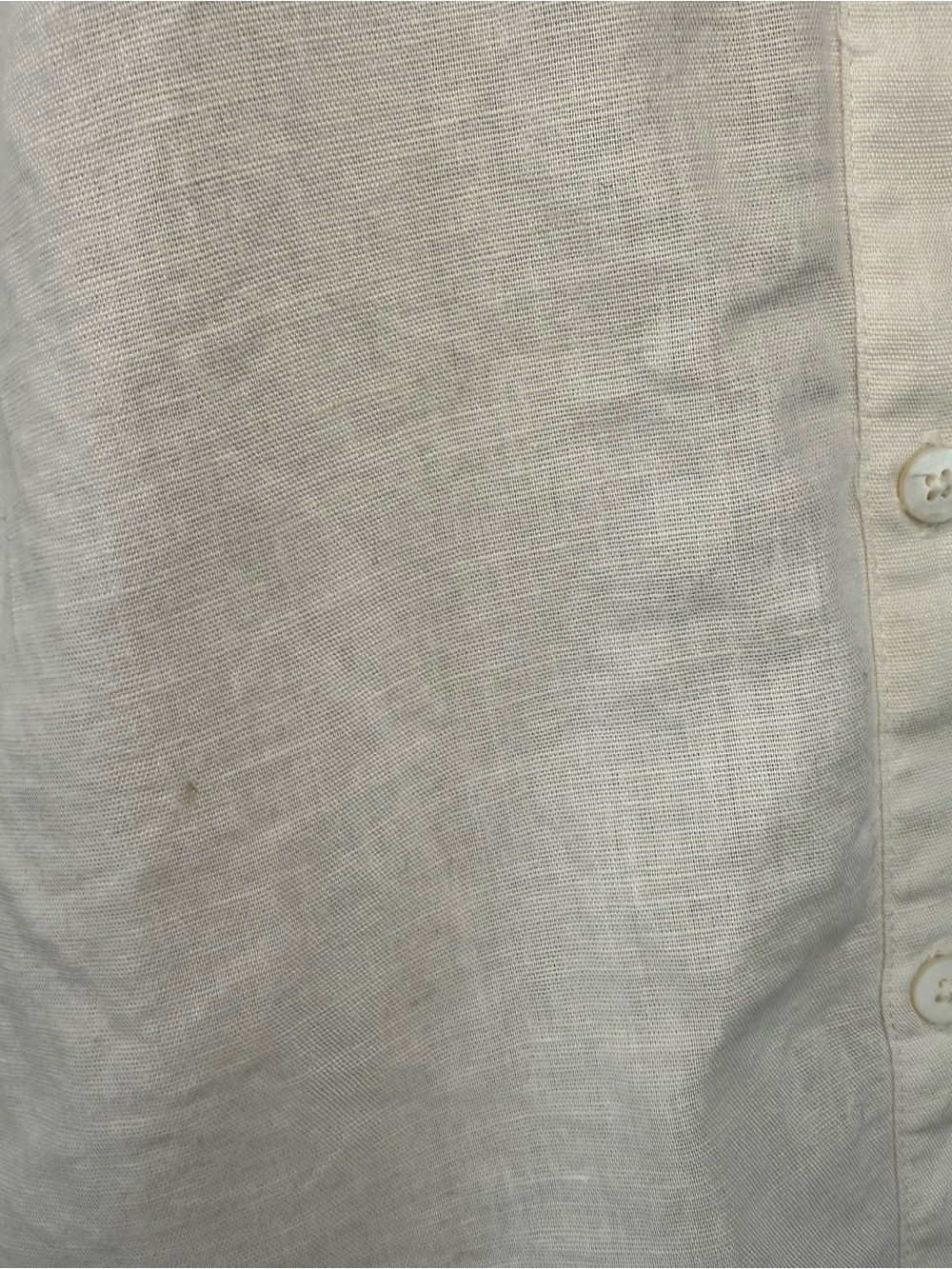 Sézane Lilia Blouse White Linen Cotton Embroidered Lace Ruffle Collar FR38 US6 - Picture 9 of 11